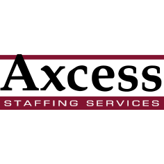 Axcess staffing service logo 